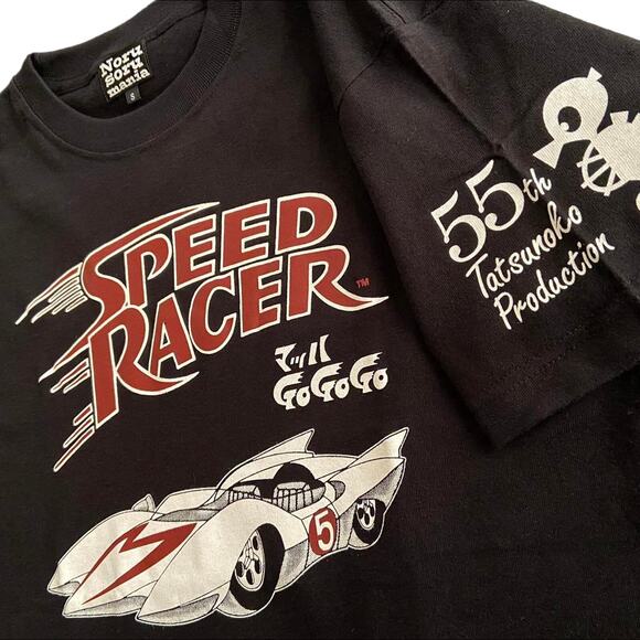 SPEED RACER 'Mach 5' Go-Go-Go T-Shirt sz S | Black - Picture 2 of 4